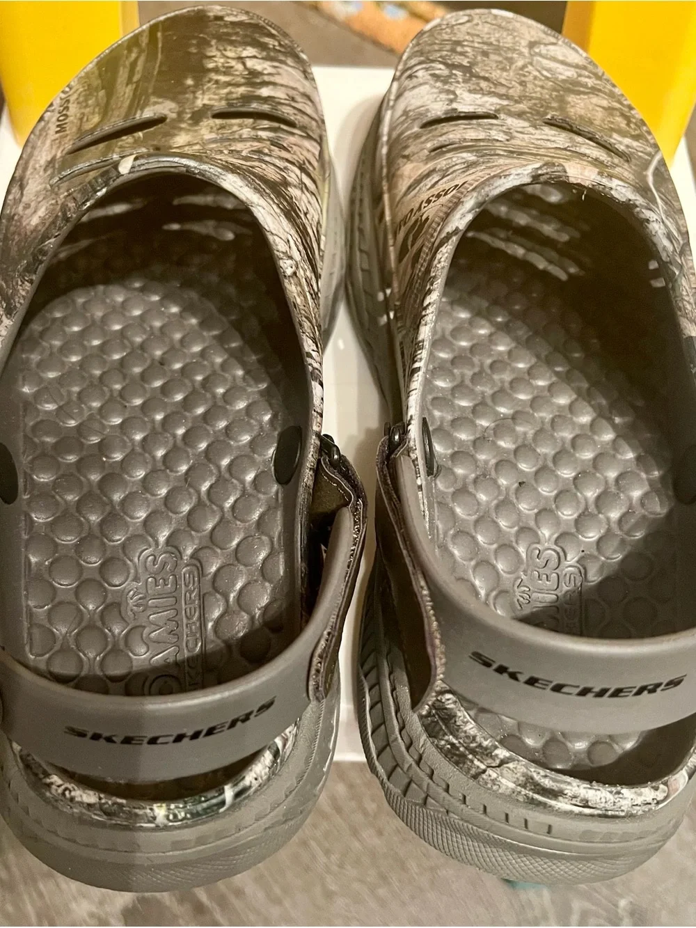 Skechers Kids Mossy Oak Camo Slip-On Clog Mens Size 9 EUC